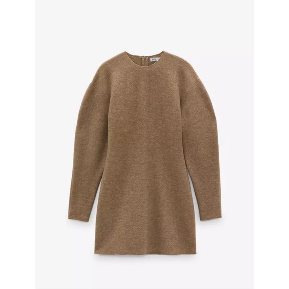 ZARA PREMIUM WOOL LTD EDITION DRESS - Picture 2 of 11